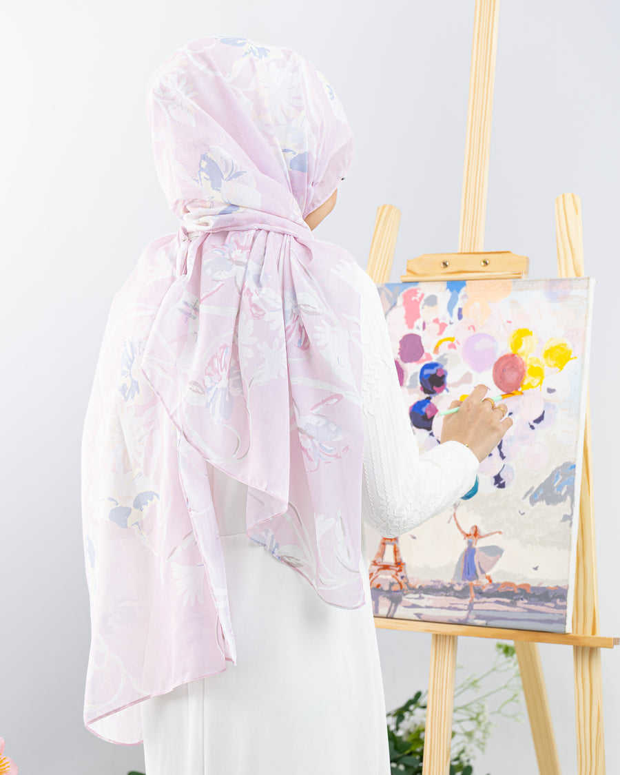 Shawl Amani Printed in Blush