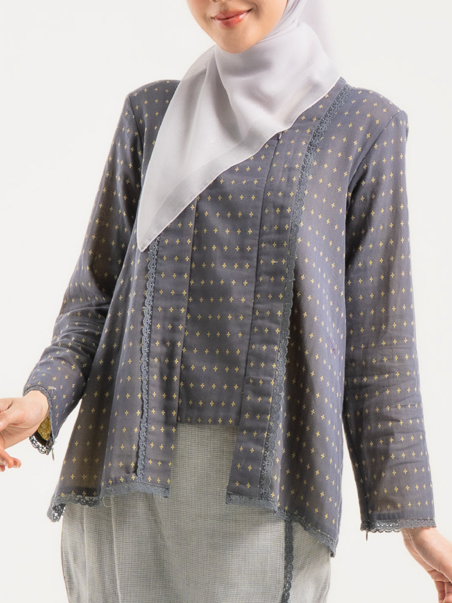 Kebaya Sheyra in Ash Grey