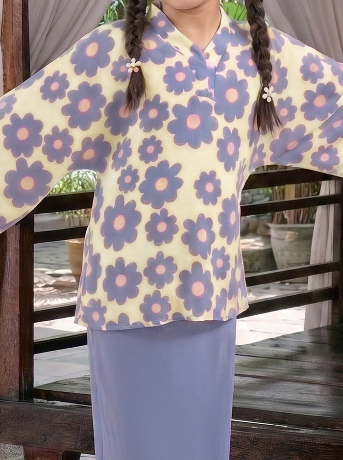 Kaftan Loose Khuntum Kids in Lilac