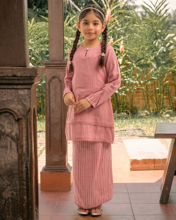 Kurung Kirrana Kids in Dusty Pink