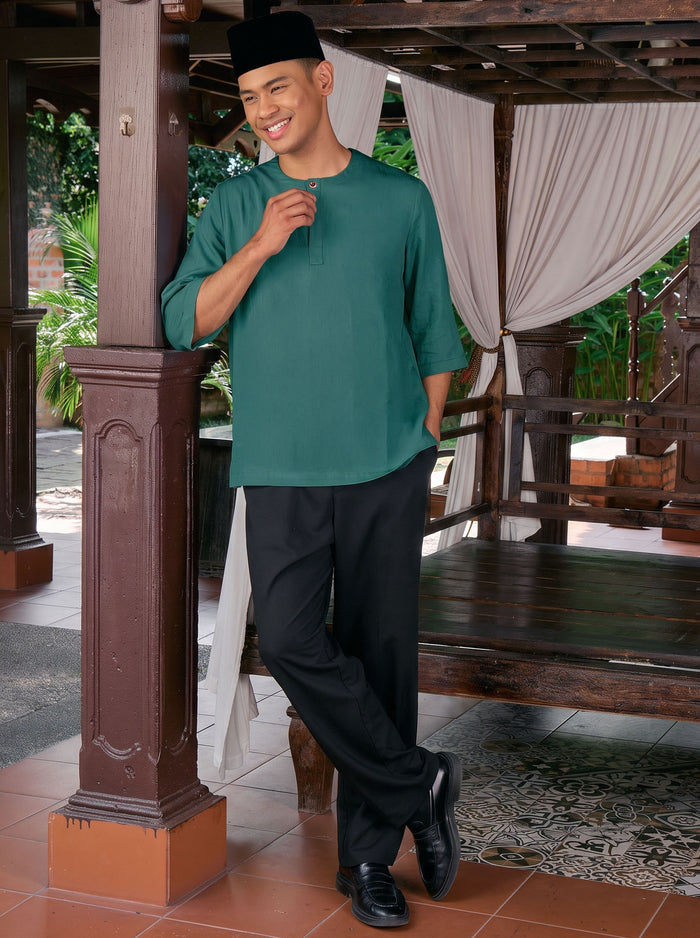 Kurta Khuntum Men in Teal Green