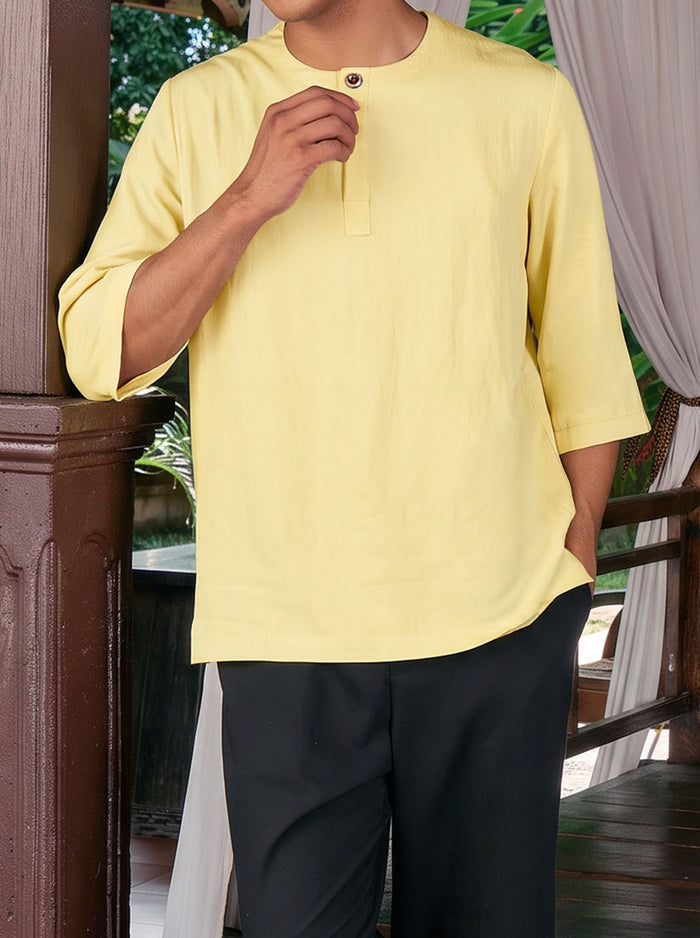Kurta Khuntum Men in Yellow