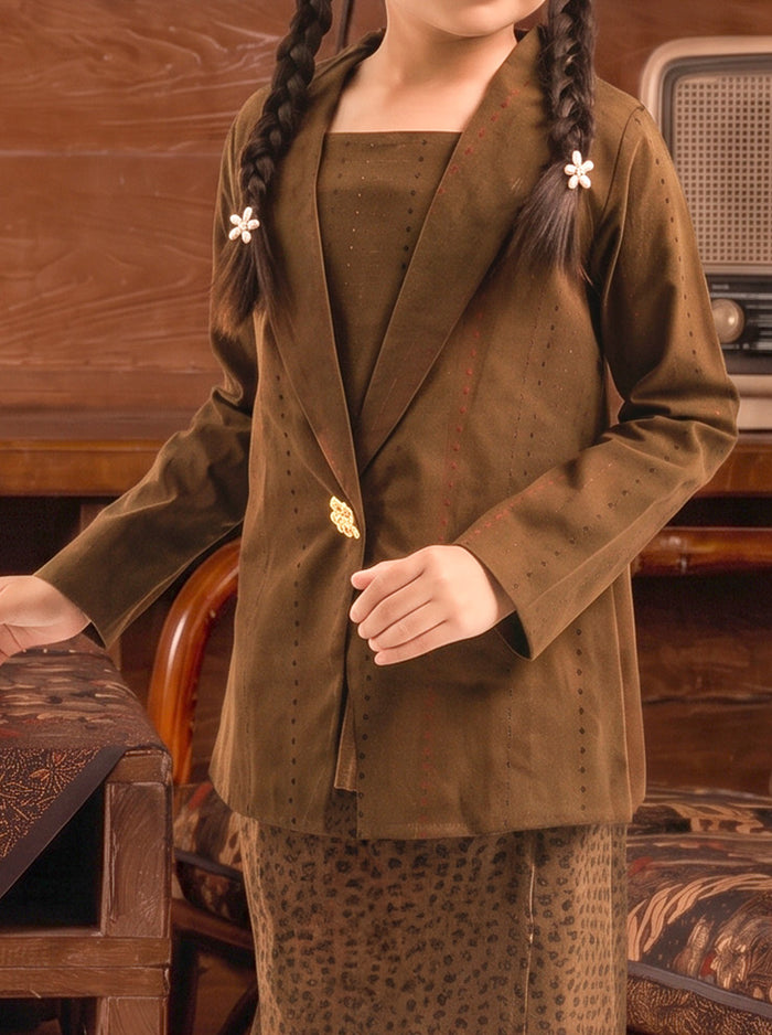 Kebarung Widuri Kids in Brown
