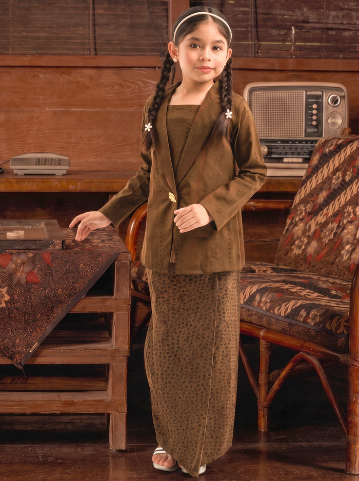 Kebarung Widuri Kids in Brown