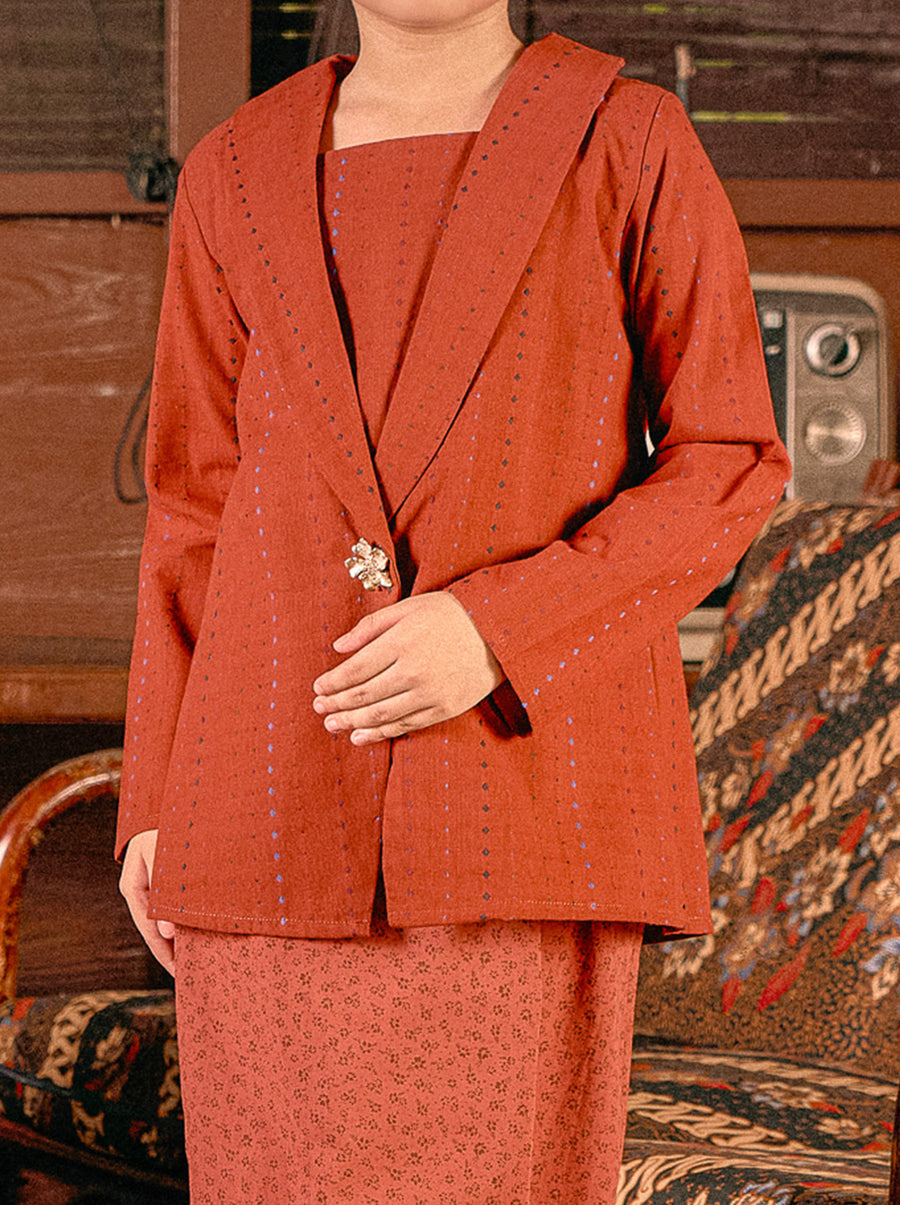 Kebarung Widuri Kids in Brick Red