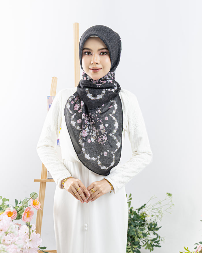 Bawal Aizha Printed in Black