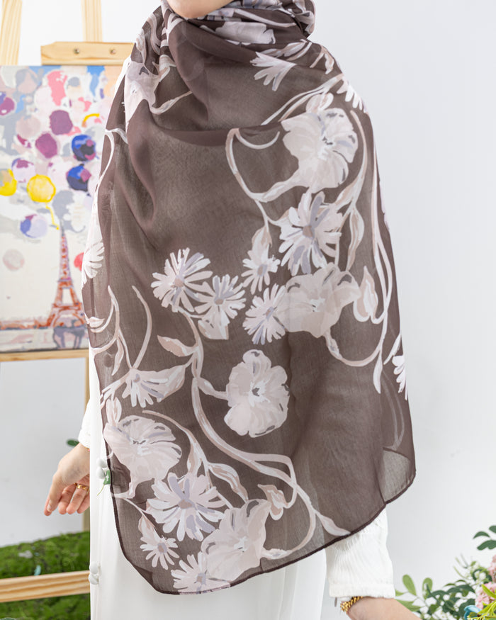 Shawl Amani Printed in Potting Soil