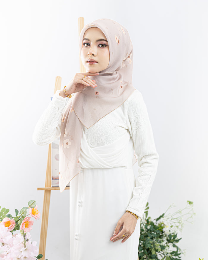 Bawal Salomie Printed in Cuban Sand
