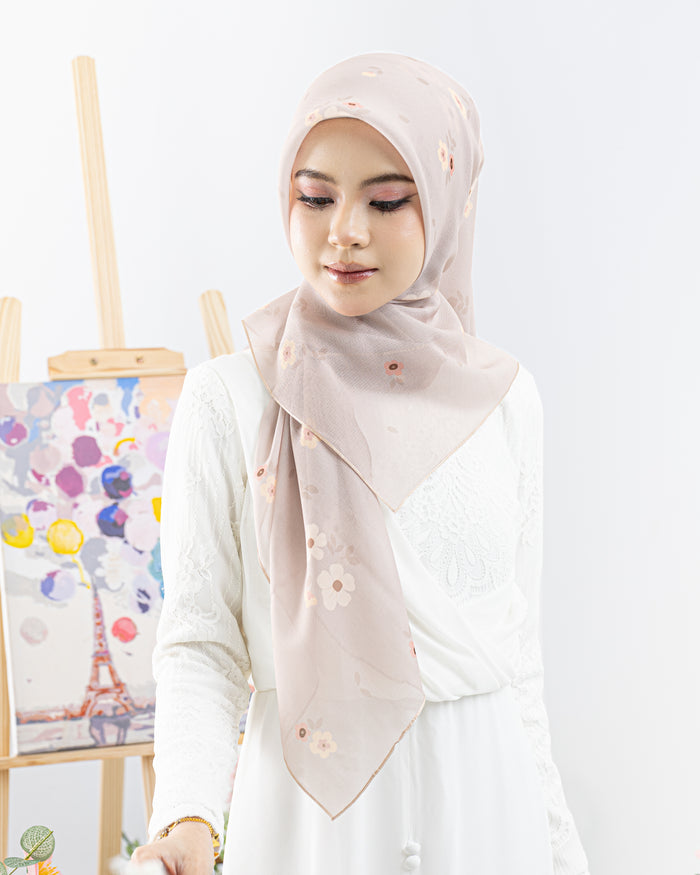 Bawal Salomie Printed in Cuban Sand