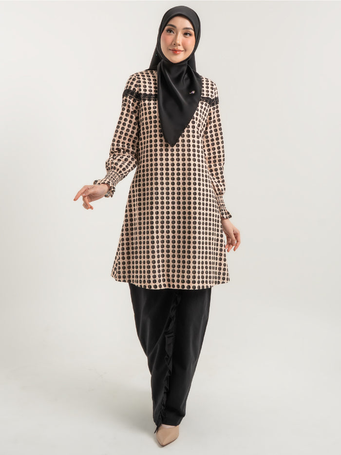Kurung Modern Gemala in Black