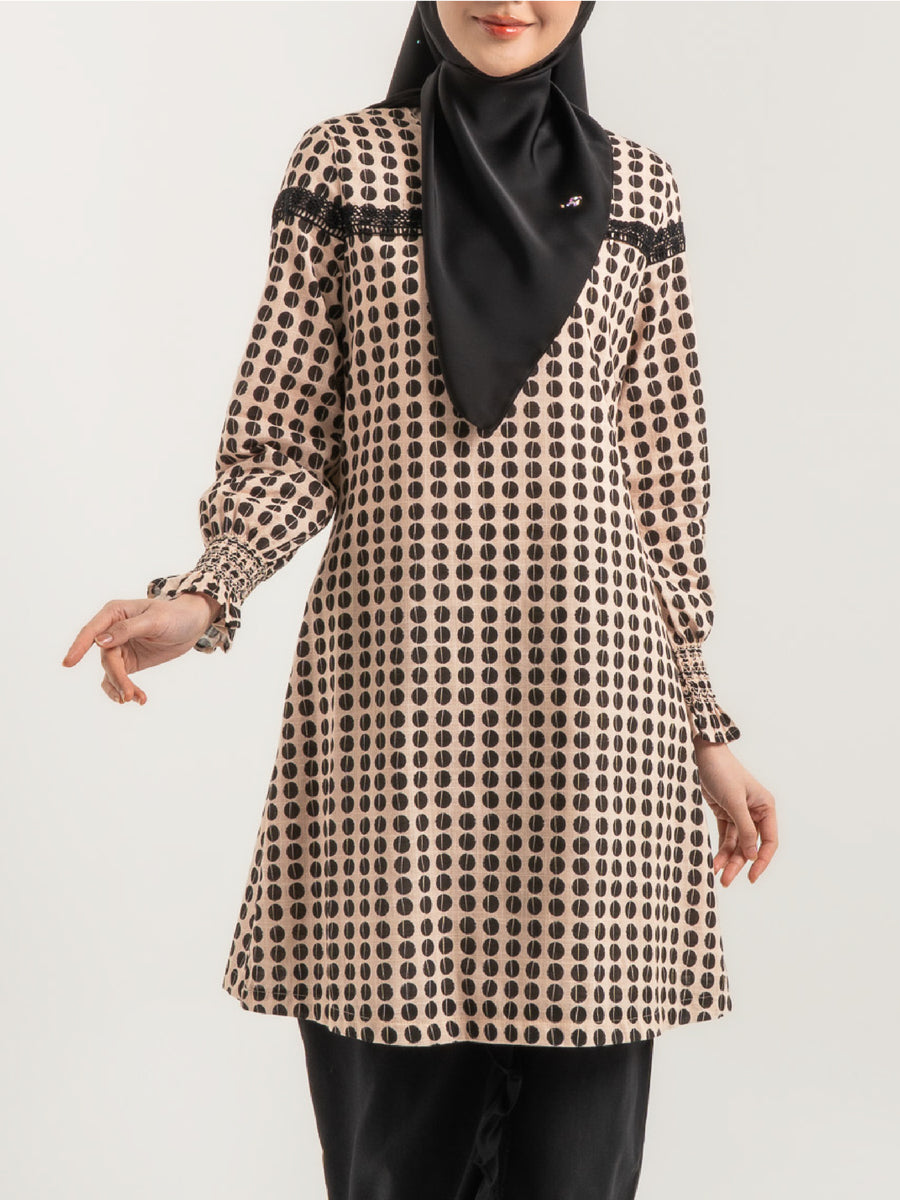 Kurung Modern Gemala in Black
