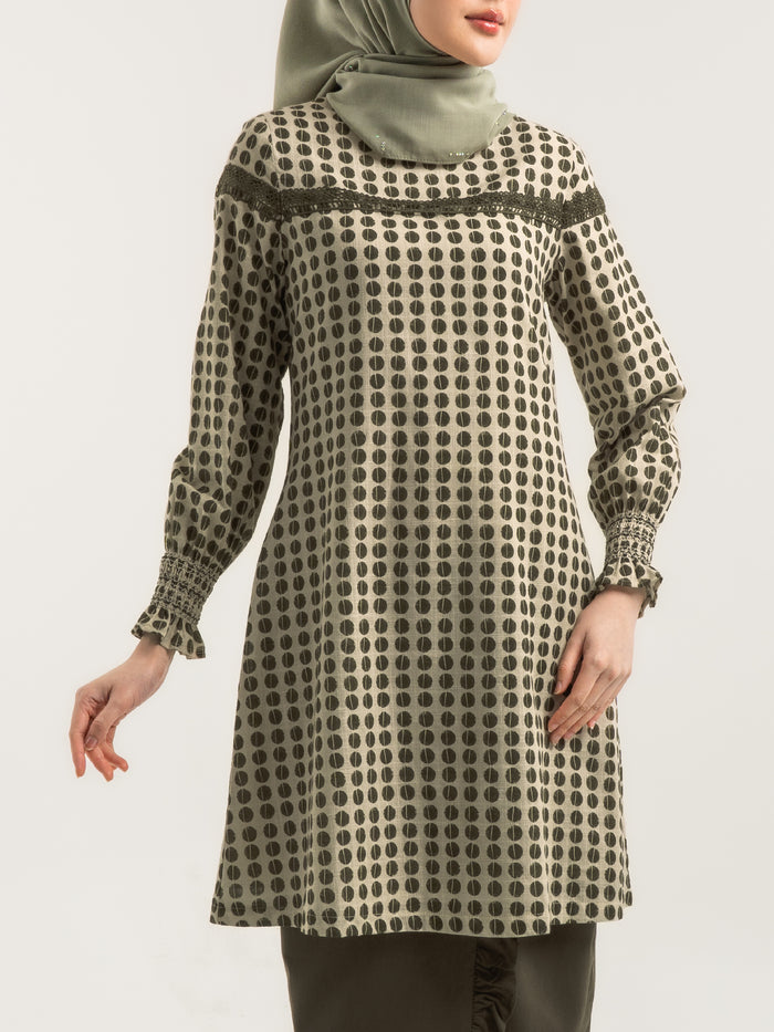 Kurung Modern Gemala Dark Olive