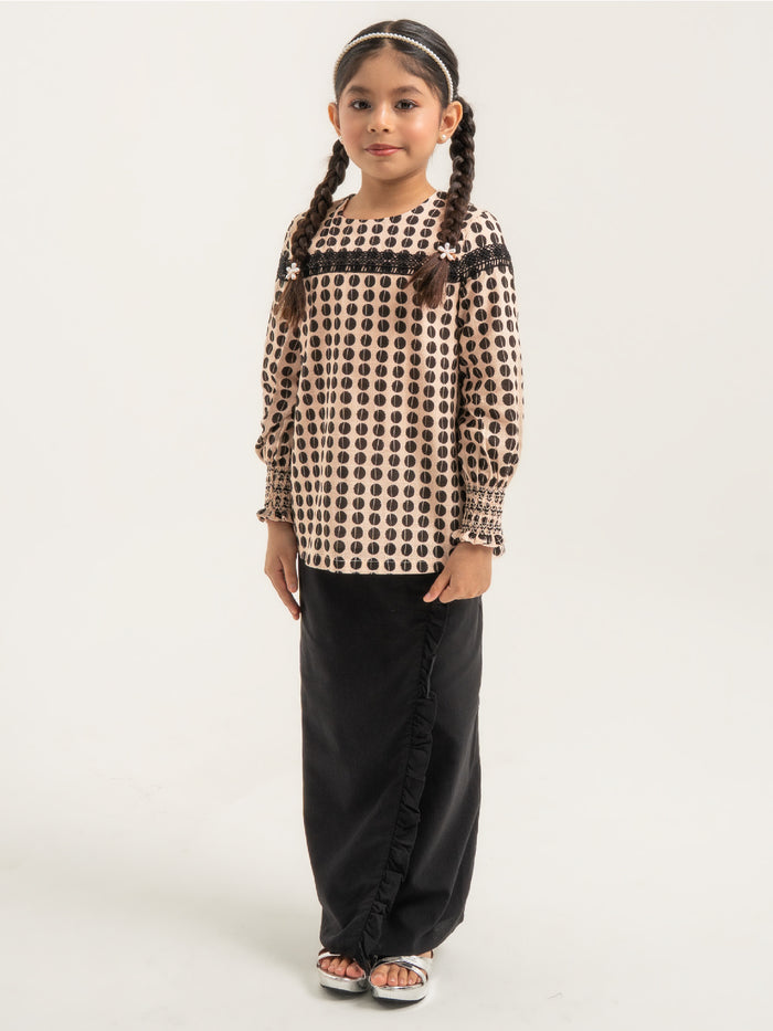 Kurung Modern Gemala Kids in Black