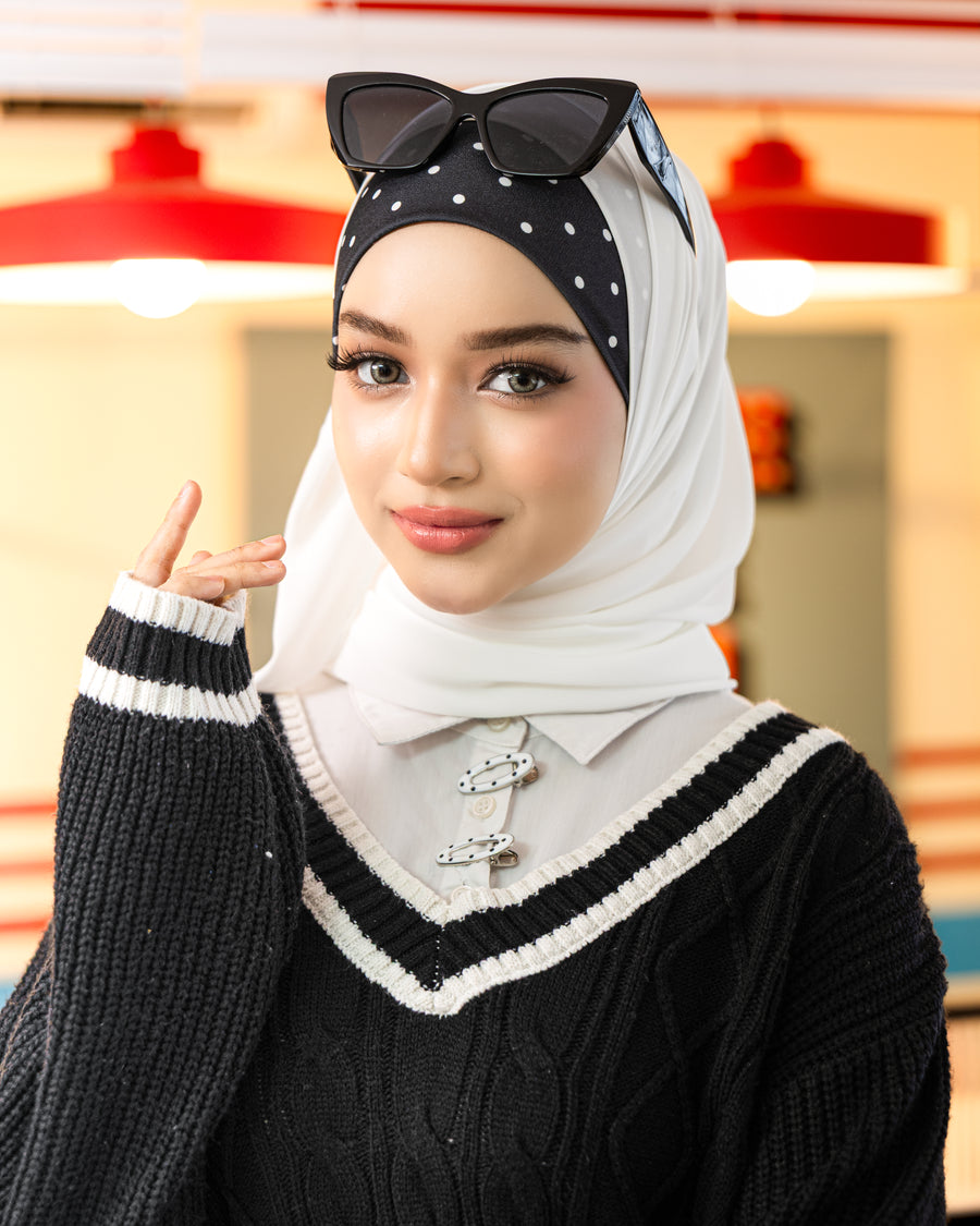 Inner PopDot in Polkadot Black