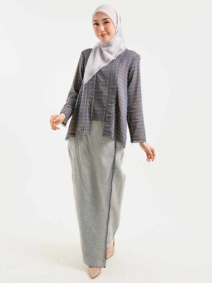 Kebaya Sheyra in Ash Grey