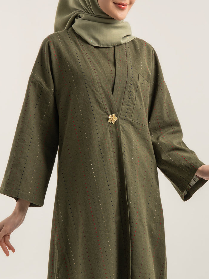Kebarung Widuri in Dusty Green
